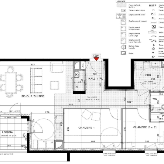  Annonces TASSIN : Appartement | CHASSIEU (69680) | 65 m2 | 305 000 € 