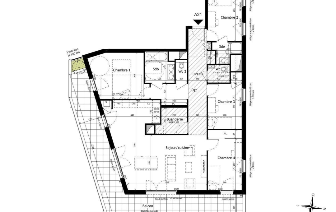 Annonces TASSIN : Appartement | LYON (69009) | 130 m2 | 610 000 € 