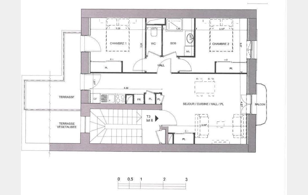 Annonces TASSIN : Appartement | LYON (69005) | 57 m2 | 390 000 € 