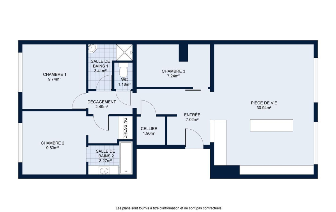 Annonces TASSIN : Appartement | LYON (69007) | 75 m2 | 441 000 € 