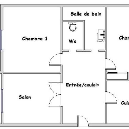  Annonces TASSIN : Apartment | VENISSIEUX (69200) | 51 m2 | 129 000 &euro; 