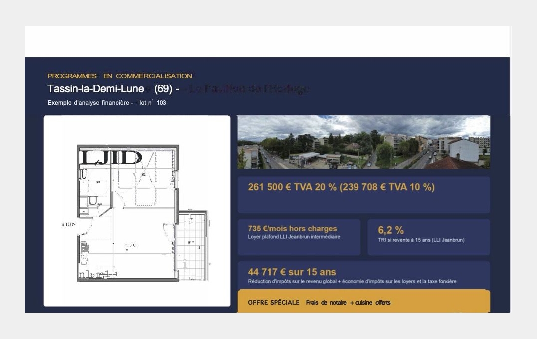 Annonces TASSIN : Apartment | TASSIN-LA-DEMI-LUNE (69160) | 42 m2 | 239 708 &euro; 